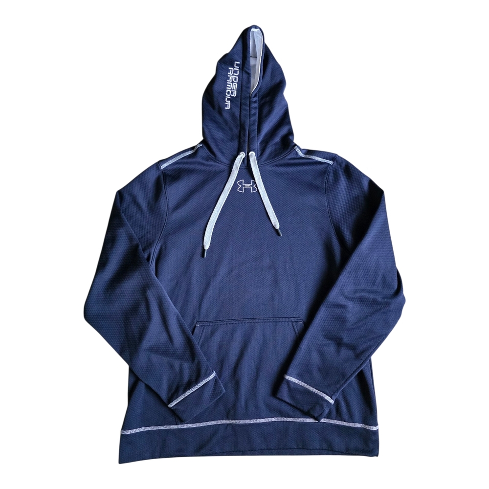 Under Armour Navy Hoodie Size Adult Large Vguc